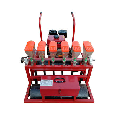 High quality precision sowing and high efficiency electric gasoline 4/5/6 row vegetable seed planter, hand-push carrot/onion/tomato precision planter